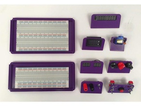 protoboard titular os painéis modulares eletrônica de experimentação 3d print model - Mito3D