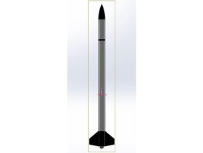 rm-01 cohete vehículos modelo de el 3d print model - Mito3D