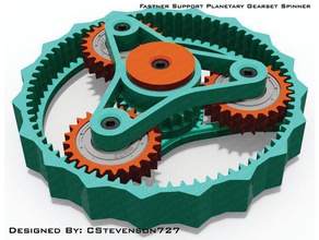 planetaria gearset spinner fissaggio supporto giocattoli meccanici 3d print model - Mito3D