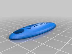 corvette key chain 3d printing 3d print model - Mito3D