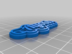 ayoub keychain keychains customized 3d print model - Mito3D