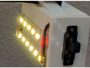 led pil anahtarı ışık klibi 3d yazıcı aksesuarları aksesuar tutucu monoprice mini seçin 3d print model - Mito3D