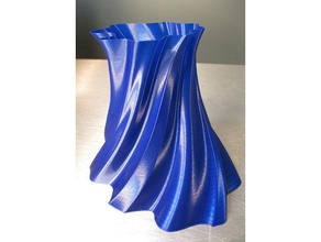 wave inspired pencil holder vase mode office flower ocean organizer pen water 3d print model - Mito3D