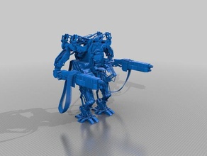 apu bewaffneten nicht-joint Modell-Roboter matrix 3d print model - Mito3D