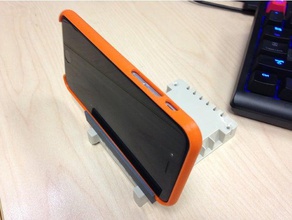 akıllı telefon boş disk tepsisi kullanarak tutucu cep telefonu android iphone monte edin dur 3d print model - Mito3D