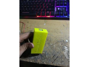 2x18650 powerbank cep telefonu 3d print model - Mito3D