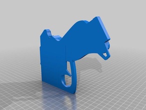 dva gun overwatch simple cut unoptimized props 3d print model - Mito3D