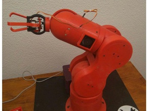thor pince - remix la robotique L'impression 3d bras de robot créé freecad grip préhenseur fait opensource le 3d print model - Mito3D
