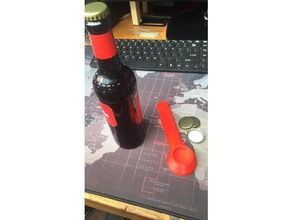 garrafa de cerveja alcaparra traje a 3d print model - Mito3D