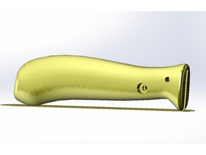 manche du couteau des outils à main le 3d print model - Mito3D