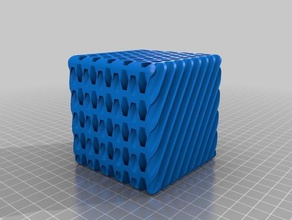 honeycomb pencil holder 2 different angles organization hexagon krisp3d 3d print model - Mito3D