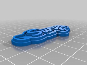 surya3 llaveros personalizado 3d print model - Mito3D
