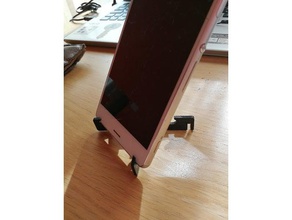 smartphone carta di supporto telefono cellulare la credito smartphoneholder smartphonestand per gli stand 3d print model - Mito3D