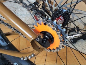 bicycle singlespeed cogs engineering bike cog freehub mechanical sprocket 3d print model - Mito3D