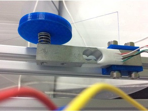 load cell mount & bed support under z-probe 3d printer parts 3d print model - Mito3D