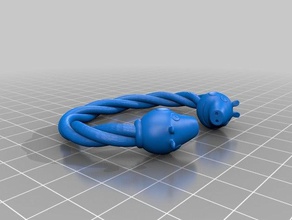 peppa pig viking bracelet jewelry kids toys 3d print model - Mito3D