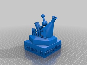 chemistry statue sculptures quote 3d print model - Mito3D