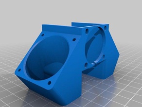 e3d v6 ventilador de refrigeração 40x40mm Impressora 3d acessórios 40x40 duto filamento hotend 3d print model - Mito3D