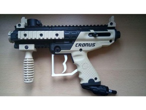 tippmann cronus double trigger mechanical toys doubletrigger paintball gun marker 3d print model - Mito3D