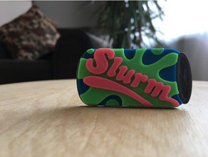 slurm pode chaveiro futurama chaveiros bender frite simpsons 3d print model - Mito3D