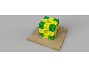 snap-on de la esponja menger art 3d print model - Mito3D