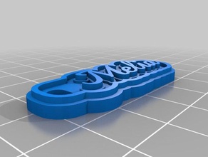 melia keychains customized 3d print model - Mito3D