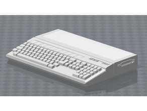atari 520 ste computer giocattolo 3d print model - Mito3D
