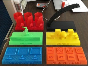 3d printing terminology visual displays bridging education guide infill style layer height makerspace overhangs shell thickness supports 3d print model - Mito3D