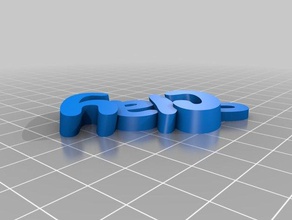argilla keyfob portachiavi i su misura 3d print model - Mito3D