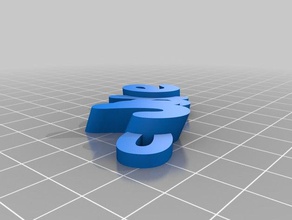 jade keyring keyfob Schlüsselanhänger kundengebundene 3d print model - Mito3D