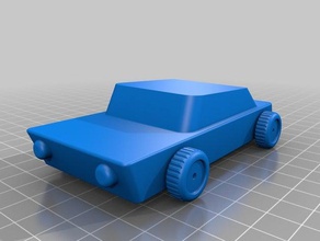 oldschool coche de juguete 2 juegos y juguetes krisp3d la vieja escuela 3d print model - Mito3D