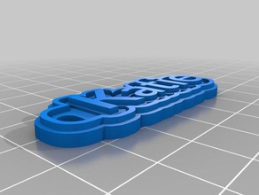 katie keychain keychains customized 3d print model - Mito3D