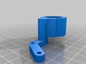 z probe holder kossel mini 3d printer parts anycubic capacitive sensor 3d print model - Mito3D