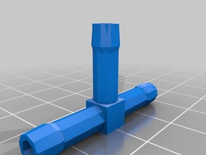 my customized hose union automotive 3d print model - Mito3D