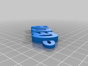celia Anahtarlık özelleştirilmiş 3d print model - Mito3D