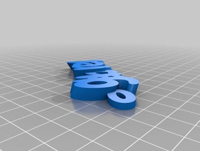 meu personalizados amabz totalmente iamburny chaveiro do gerador chaveiros personalizado 3d print model - Mito3D