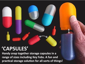 capsules containers bolts bottle box cable cables capsule chain colorful colour container designer easy fob fun gadget gift gifts handy holder home household jar jars join joining keychain keyfob key kitchen medical medicine multi-part multipart nuts office parts pill pillbox popular present print simple solution storage tablet tool tools unique useful workshop 3d print model - Mito3D