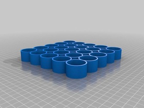 vape liquid 30ml -5x5 layout organization customized 3d print model - Mito3D