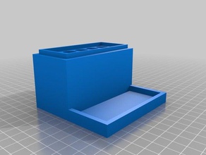 my customized parametric stackable ammo box lid sport & outdoors 3d print model - Mito3D