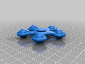 bot spinner 5x 5brg r188 jouets mécaniques personnalisé 3d print model - Mito3D