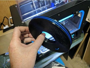 mini-filament-Spule 3d Drucker Zubehör filament filament-Probe filament-Spule spool holder Probenhalter 3d print model - Mito3D