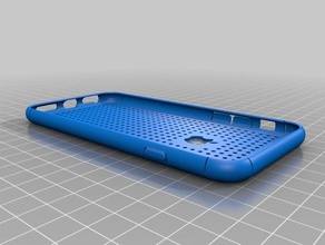 iphone 6 case 'dotty' mobile phone 6s basic 3d print model - Mito3D