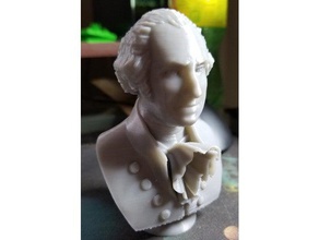 washington busto sculture busti patriot statua 3d print model - Mito3D