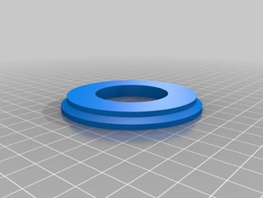rousseau router lift base plate inner ring replacement machine tools 3d print model - Mito3D