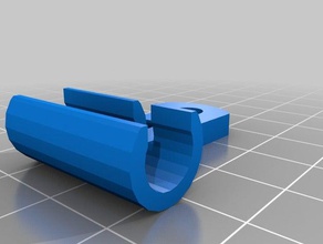 kabelclip hotend A impressão 3d anycubic kossel plus delta impressora 3d print model - Mito3D