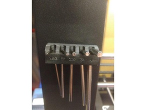 magnetico esagonale caddy Stampante 3d parti chiave a brugola magnete strumento di supporto 3d print model - Mito3D