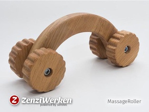 massageroller cnc household supplies router massage roller mpcnc stepcraft zenziwerken 3d print model - Mito3D
