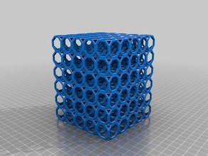 100 truncated cubes 2 math art krisp3d 3d print model - Mito3D
