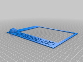 5x7 volleyball picture frame 3d printing 3d print model - Mito3D