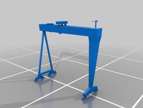 gantry crane models 3d print model - Mito3D